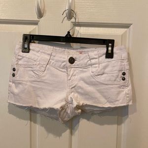 G by Guess white shorts